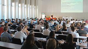 Event in a lecture hall at the University of Basel