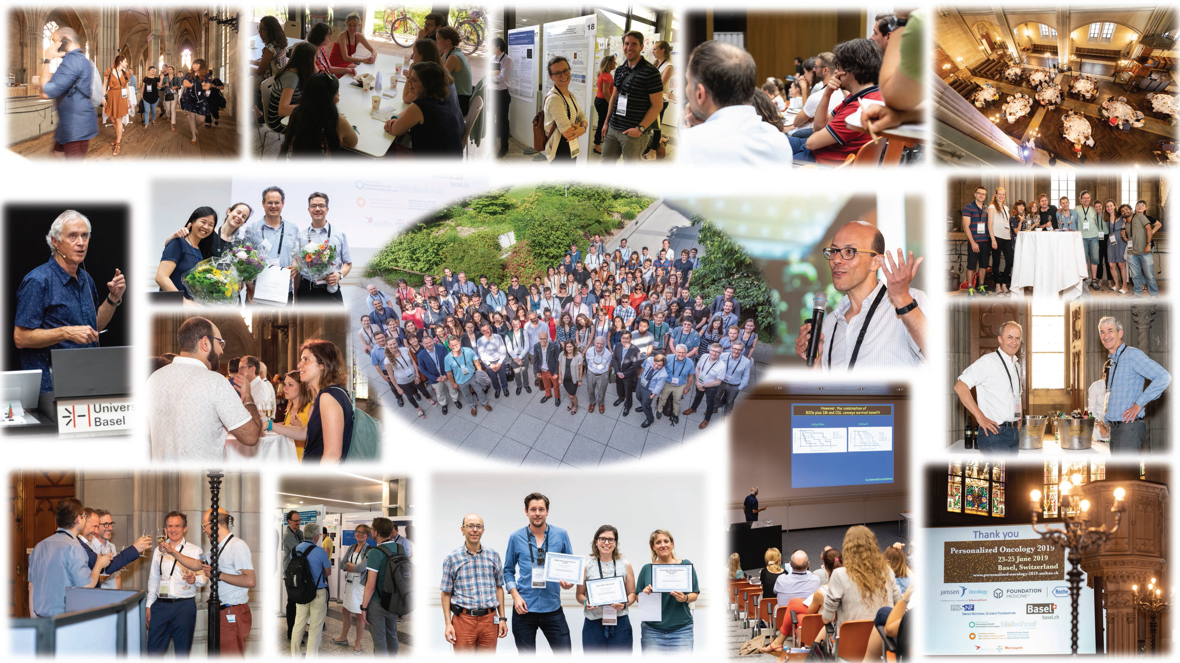 Collage of selected Photos of Personalized Oncology Conference 2019