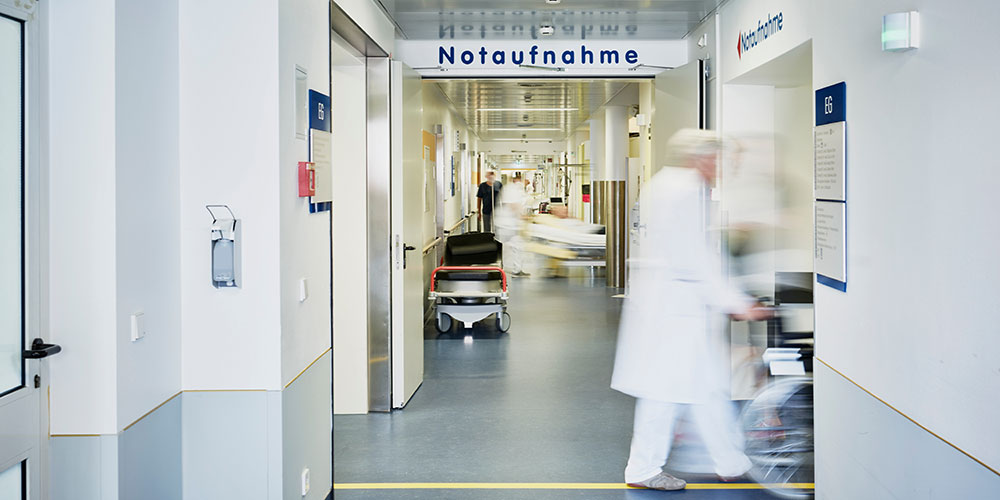 Bild einer Notaufnahme im Krankenhaus