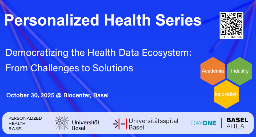 Banner 8th workshop of the Personalized Health Series on data sharing