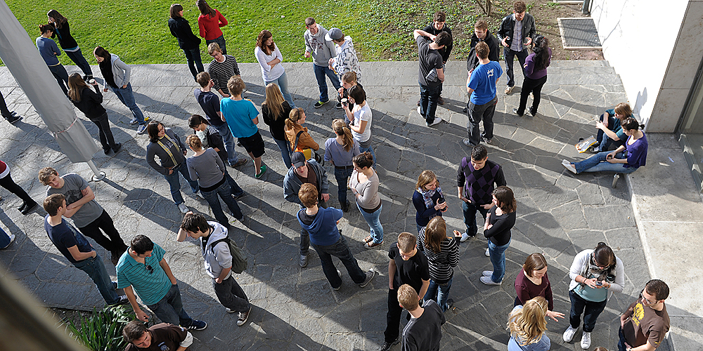 Students at the University of Basel