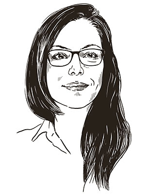 Illustriertes Portrait von Dr. Jana Jarecki. (Illustration: Studio Nippoldt) Illustriertes Portrait von Dr. Jana Jarecki. (Illustration: Studio Nippoldt)