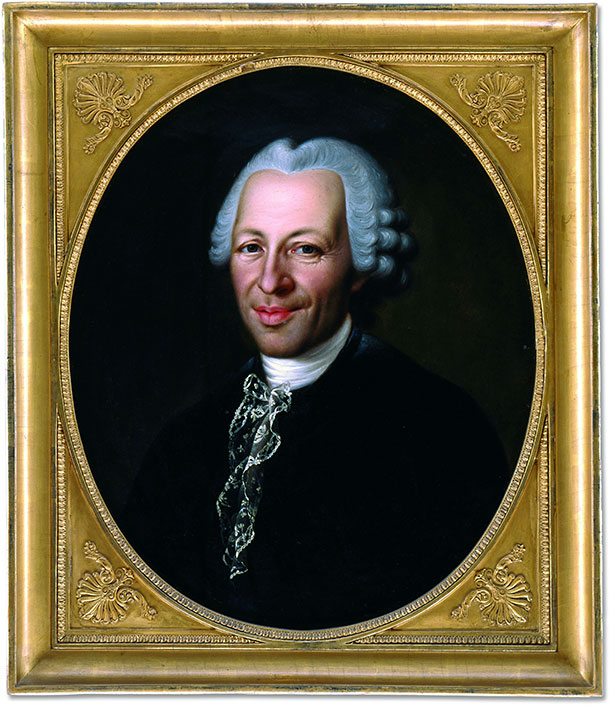 Die Vernunft weiterentwickeln: Porträt des Philosophen und Basler Ratsschreibers, 1784. Ölgemälde von Anton Hickel, eigenhändige Kopie der Fassung von 1781. Die Vernunft weiterentwickeln: Porträt des Philosophen und Basler Ratsschreibers, 1784. Ölgemälde von Anton Hickel, eigenhändige Kopie der Fassung von 1781.