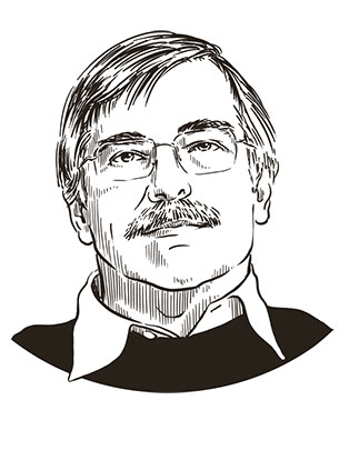 illustrated portrait of Stephan Peter Bumbacher illustrated portrait of Stephan Peter Bumbacher