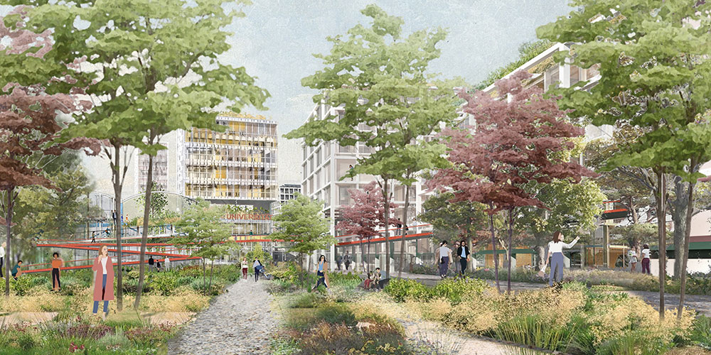 Das Uni-Quartier Dreispitz bekommt Konturen