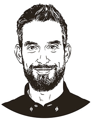 Illustriertes Portrait von Dr. Renato Frey. (Illustration: Studio Nippoldt) Illustriertes Portrait von Dr. Renato Frey. (Illustration: Studio Nippoldt)