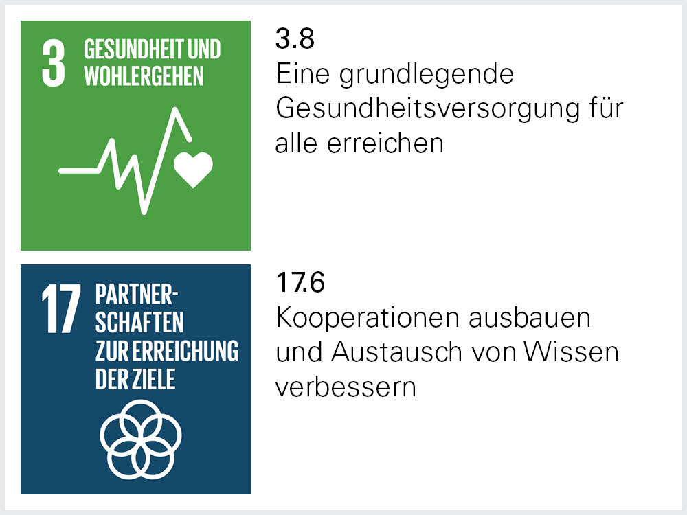 Sustainable Development Goals 3 und 17 Sustainable Development Goals 3 und 17