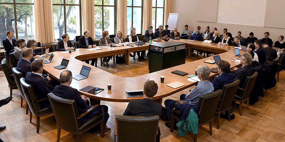 Sitzung der Regenz. (Bild: Universität Basel, Peter Schnetz)