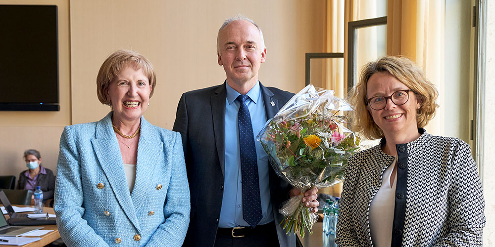 Vizerektor Torsten Schwede glanzvoll wiedergewählt