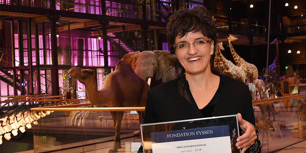 Silvia Arber receives the International Prize of the Fyssen Foundation