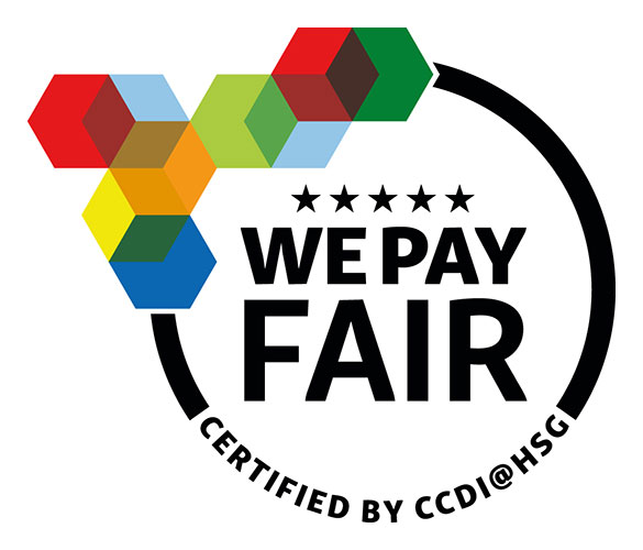Siegel «We Pay Fair» Siegel «We Pay Fair»