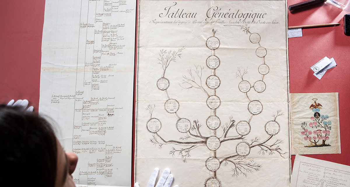 Were family trees displayed within the home or brought out only on certain occasions? Little is known about how these representative diagrams were used. (Photo: Christian Flierl)