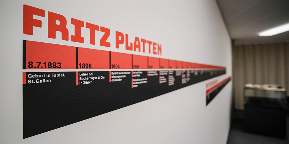 Wer war Fritz Platten? Eine Ausstellung von Studierenden wird Realität