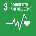 Sustainable Development Goals Icon welches für das dritte Ziel steht: Gesundheit und Wohlergehen