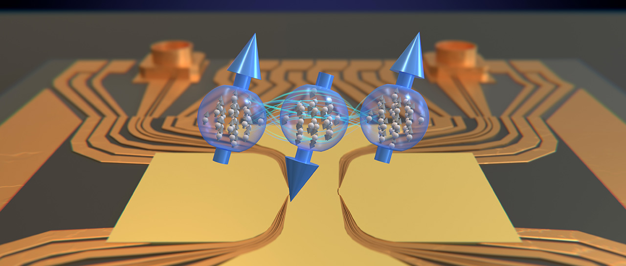 Quantum measurements with entangled atomic clouds