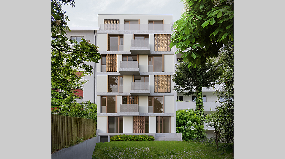 Guest House Zaeslin Garten. (Visualisierung: Koechlin Schmidt Architekten)