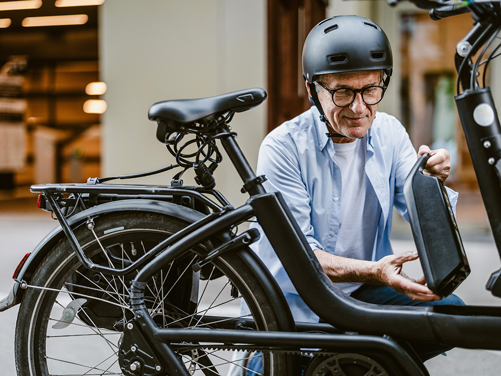 E-Bike statt Auto.