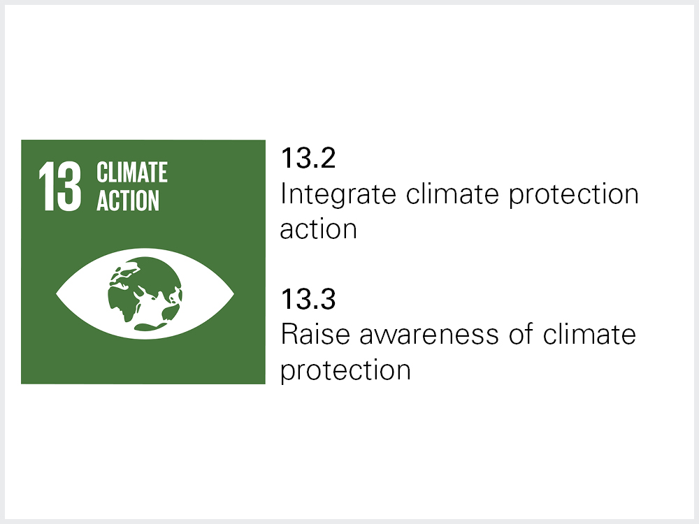 Icons of SDG 12.2 and 13.3