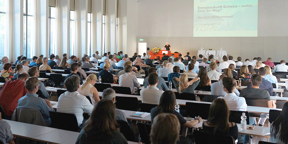 Veranstaltung in einem Vorlesungssaal der Universität Basel
