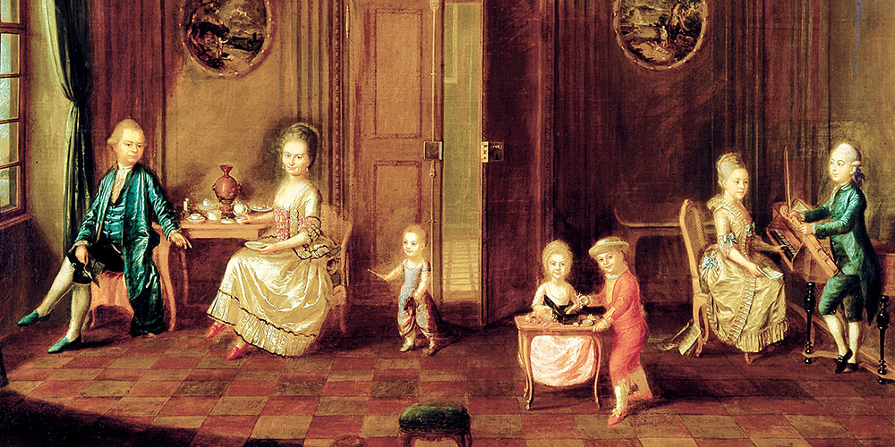 Familienbildnis Peter Burckhardt-Forcart. (Bildausschnitt, Foto: Historisches Museum Basel, Peter Portner) Familienbildnis Peter Burckhardt-Forcart. (Bildausschnitt, Foto: Historisches Museum Basel, Peter Portner)