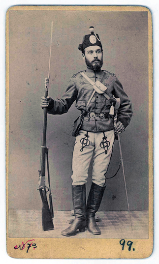 Der bulgarische Nationalrevolutionär Toma Kardjiev auf einer Aufnahme von 1867. (Bild: Nacionalna Biblioteka Sv. Sv. Kiril i Metodij, Sofia)