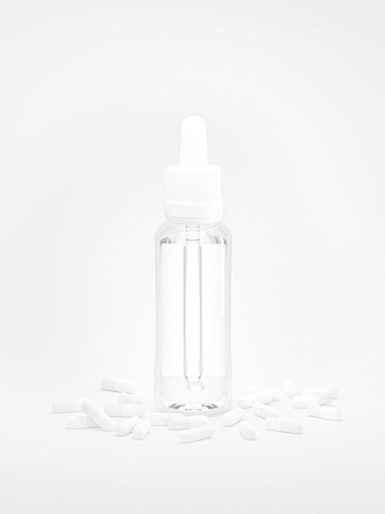 weisses Bild von Vitamin-D-Präparaten weisses Bild von Vitamin-D-Präparaten