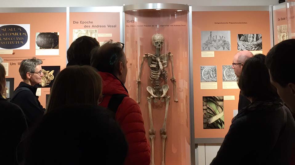 Fotoimpressionen vom Besuch beim Anatomischen Institut und ...