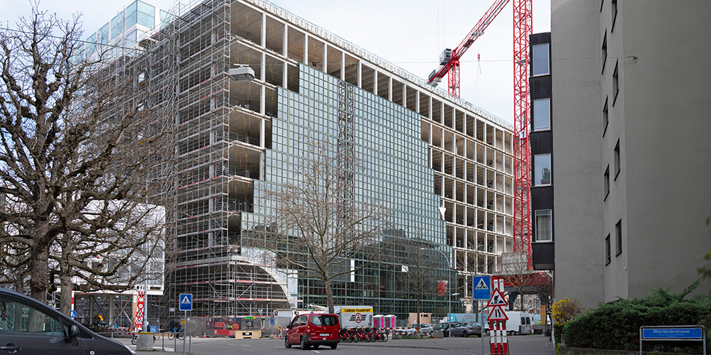 Smart facade for Basel’s new biomedicine building