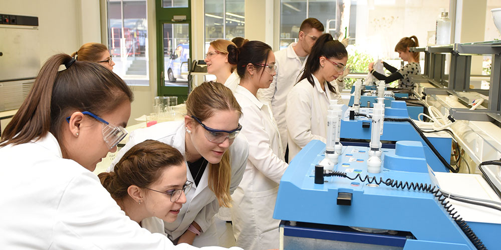 Scientists in a laboratory doing research