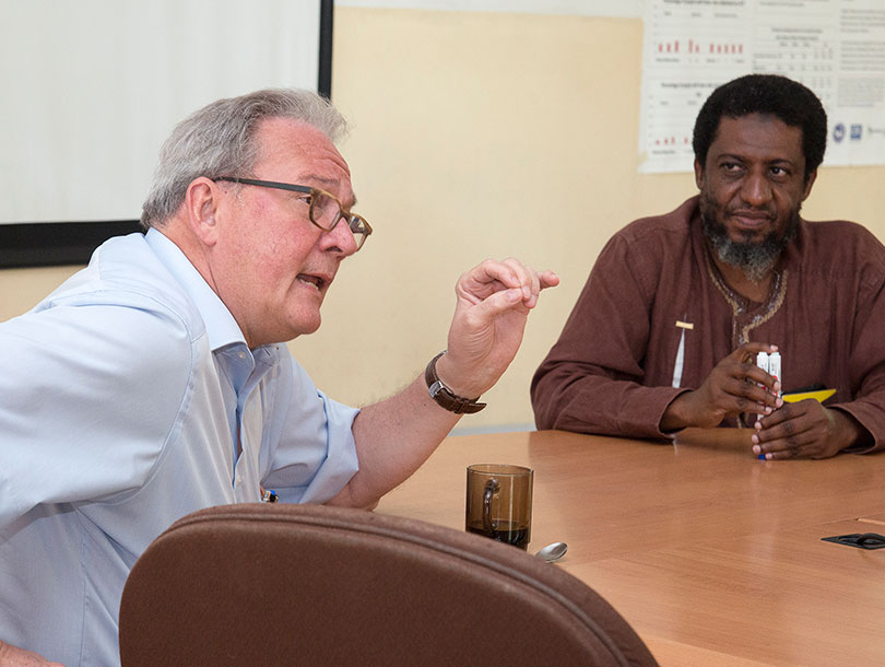 Salim Abdulla, Marcel Tanner, Ifakara Health Institut, Bagamoyo, 2015