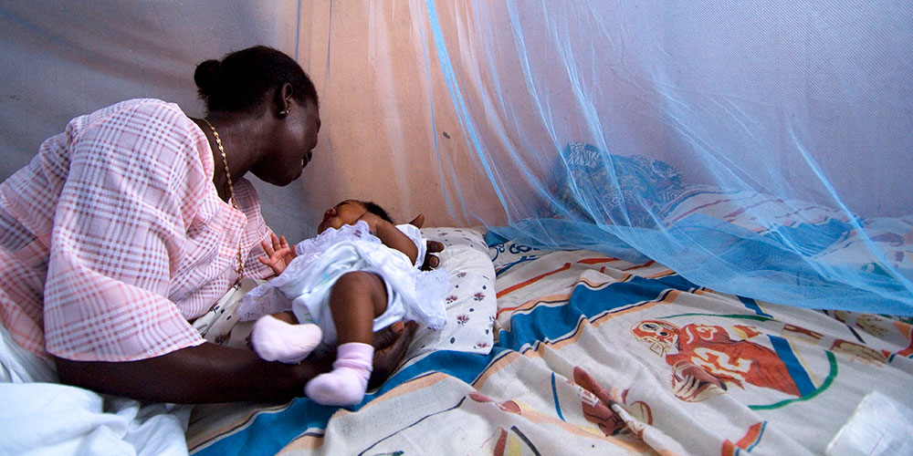 Mosquito nets in young children save lives into adulthood