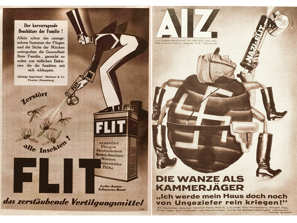 Seiten aus Printmedien mit Illustrationen von Heartfield Seiten aus Printmedien mit Illustrationen von Heartfield